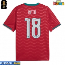 Portugal Pedro Neto #18 Heimtrikot EM 2024 Kurzarm